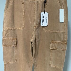 Velvet Heart women’s  Cargo Pants in Tan